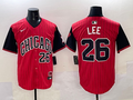 Men's Chicago White Sox Korey Lee #26 Red/Black 2025 City Connect Limited Player Jersey1