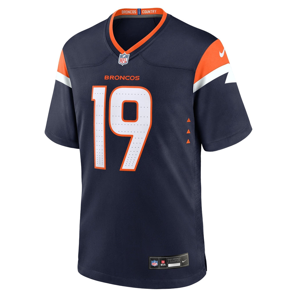 Marvin Mims Jr Denver Broncos Nike Alternate Game Jersey -  Navy