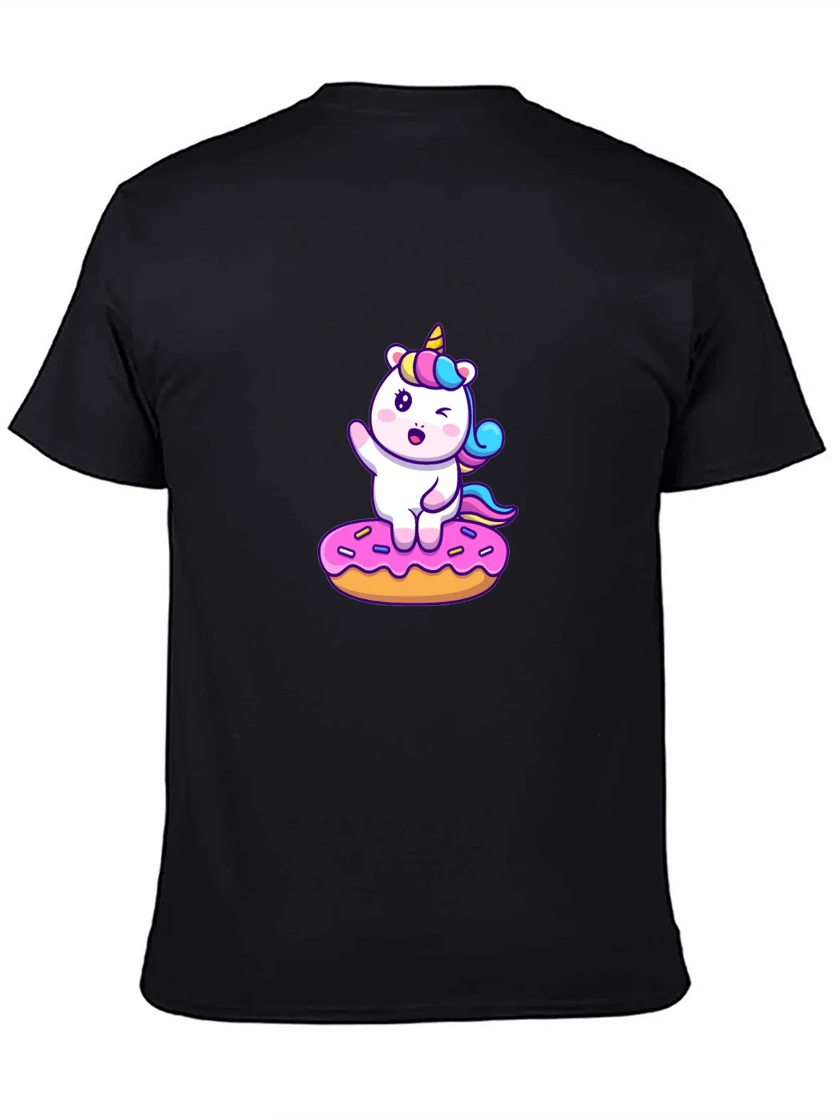 Unicorn Donut T-Shirt - Cute Kawaii Design