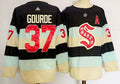 Men's Seattle Kraken Yanni Gourde #37 Deep Sea Blue 2024 NHL Winter Classic Breakaway Player Jersey1