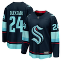 Men's Seattle Kraken Jamie Oleksiak #24 Deep Sea Blue Home Breakaway Player Jersey1