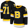 Men's Boston Bruins Taylor Hall #71 Black Replica Jersey1