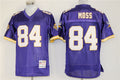 Men's Minnesota Vikings Randy Moss Mitchell & Ness Purple Legacy Replica Jersey1