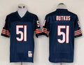 Men's Chicago Bears Dick Butkus Mitchell & Ness Navy Legacy Replica Player Jersey1