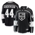 Men's Los Angeles Kings Mikey Anderson #44 Black Home Breakaway Player Jersey1