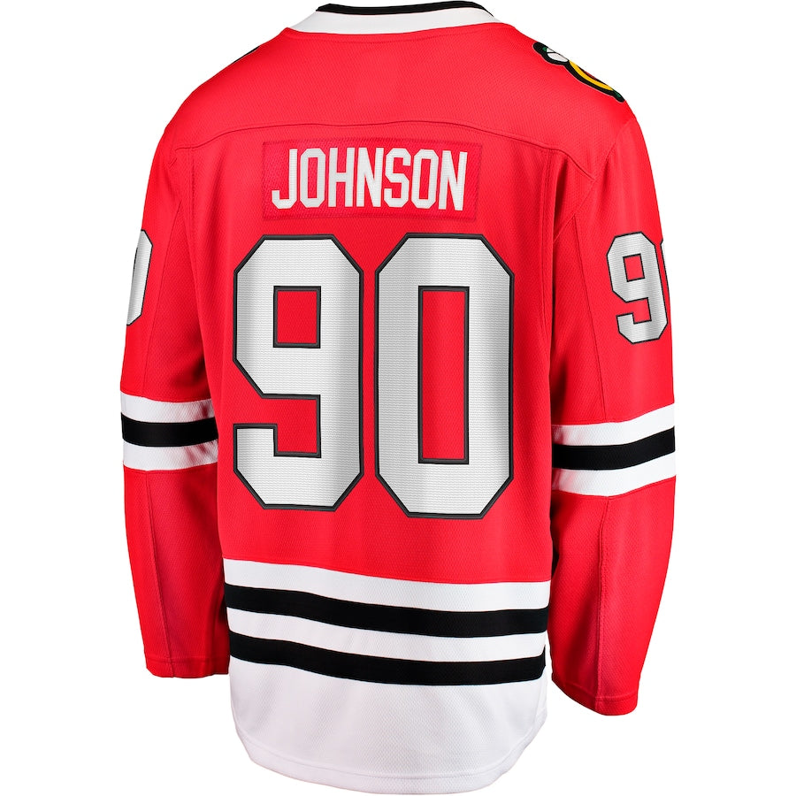 Tyler Johnson Chicago Blackhawks   Home Team Breakaway  Jersey - Red