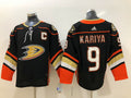 Men's Anaheim Ducks Paul Kariya #9 Black Home Breakaway Player Jersey1
