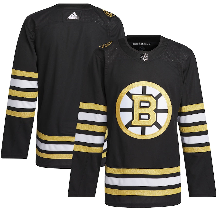 Boston Bruins   100th Anniversary Primegreen   Jersey - Black