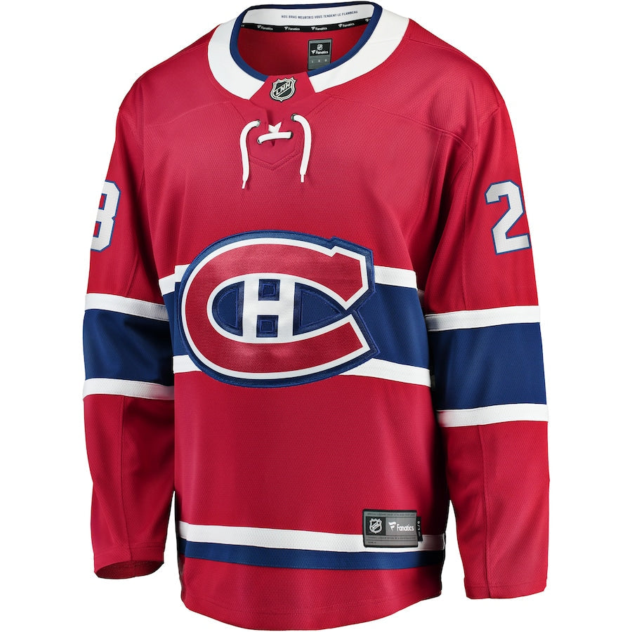 Christian Dvorak Montreal Canadiens   Home Breakaway  Jersey - Red