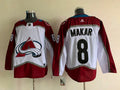 Men's Colorado Avalanche Cale Makar #8 White Home Breakaway Player Jersey1