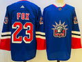 Men's New York Rangers Adam Fox #23 Blue Game Jersey1