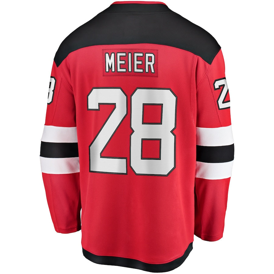 Timo Meier New Jersey Devils   Home Breakaway Jersey - Red