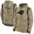 Men's Carolina Panthers NFL 2021 Salute to Service Hoodie1 Camouflage