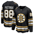 David Pastrnak Boston Bruins   100th Anniversary Premier Breakaway  Jersey - Black
