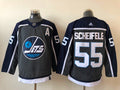 Men's Winnipeg Jets Mark Scheifele #55 Gray Player Jersey1