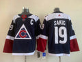 Men's Colorado Avalanche Joe Sakic #19 Navy Breakaway Player Jersey1
