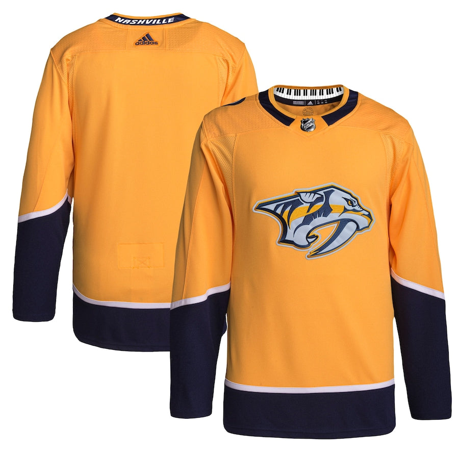 Nashville Predators   Men's Home Primegreen   Jersey - Gold
