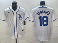 Men's Los Angeles Dodgers Yoshinobu Yamamoto #18 White Limited Player Jersey1