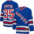 Men's New York Rangers Mike Richter #35 Blue Player Jersey1
