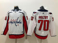 Men's Washington Capitals Braden Holtby #70 White Home Breakaway Player Jersey1