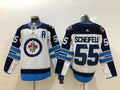 Men's Winnipeg Jets Mark Scheifele #55 White Player Jersey1