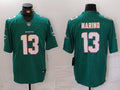 Men's Miami Dolphins Dan Marino #13 Green Game Jersey1
