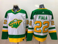 Men's Minnesota Wild Kevin Fiala #22 White Breakaway Player Jersey1