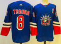Men's New York Rangers Jacob Trouba #8 Blue Game Jersey1