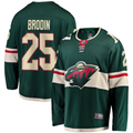 Men's Minnesota Wild Jonas Brodin #25 Green Breakaway Jersey1