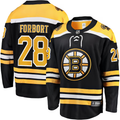 Men's Boston Bruins Derek Forbort #28 Black Replica Player Jersey1