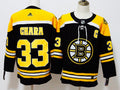 Men's Boston Bruins Zdeno Chara #33 Black Replica Player Jersey1
