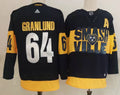 Men's Nashville Predators Mikael Granlund #64 Black Breakaway Player Jersey1