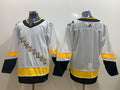 Men's Pittsburgh Penguins White Blank Player Jersey1