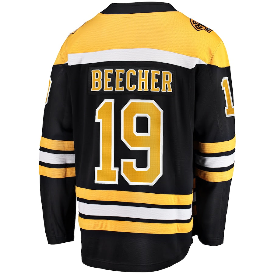 John Beecher Boston Bruins   Home Premier Breakaway  Jersey - Black