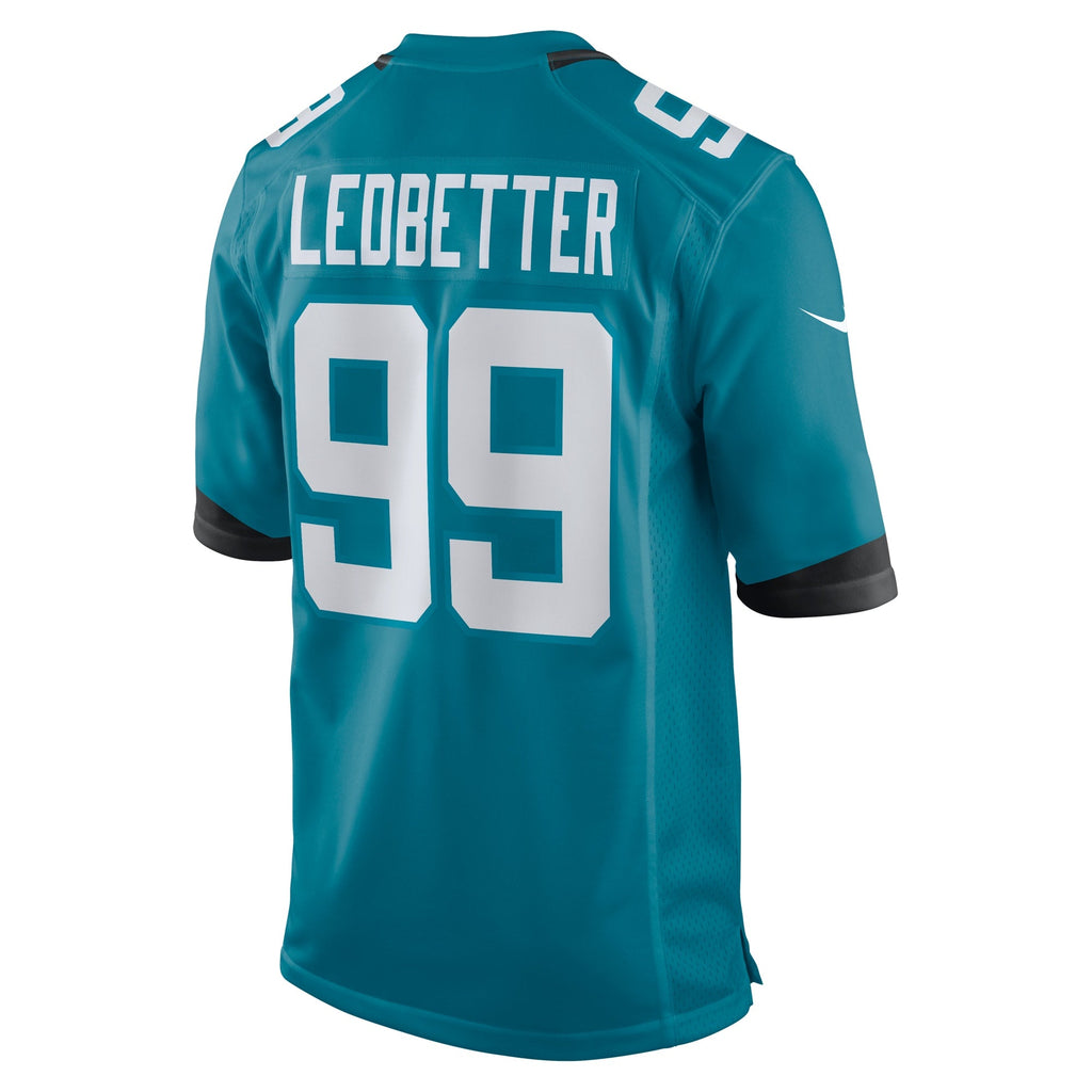 Jeremiah Ledbetter Jacksonville Jaguars Nike Home Game   Jersey - Teal