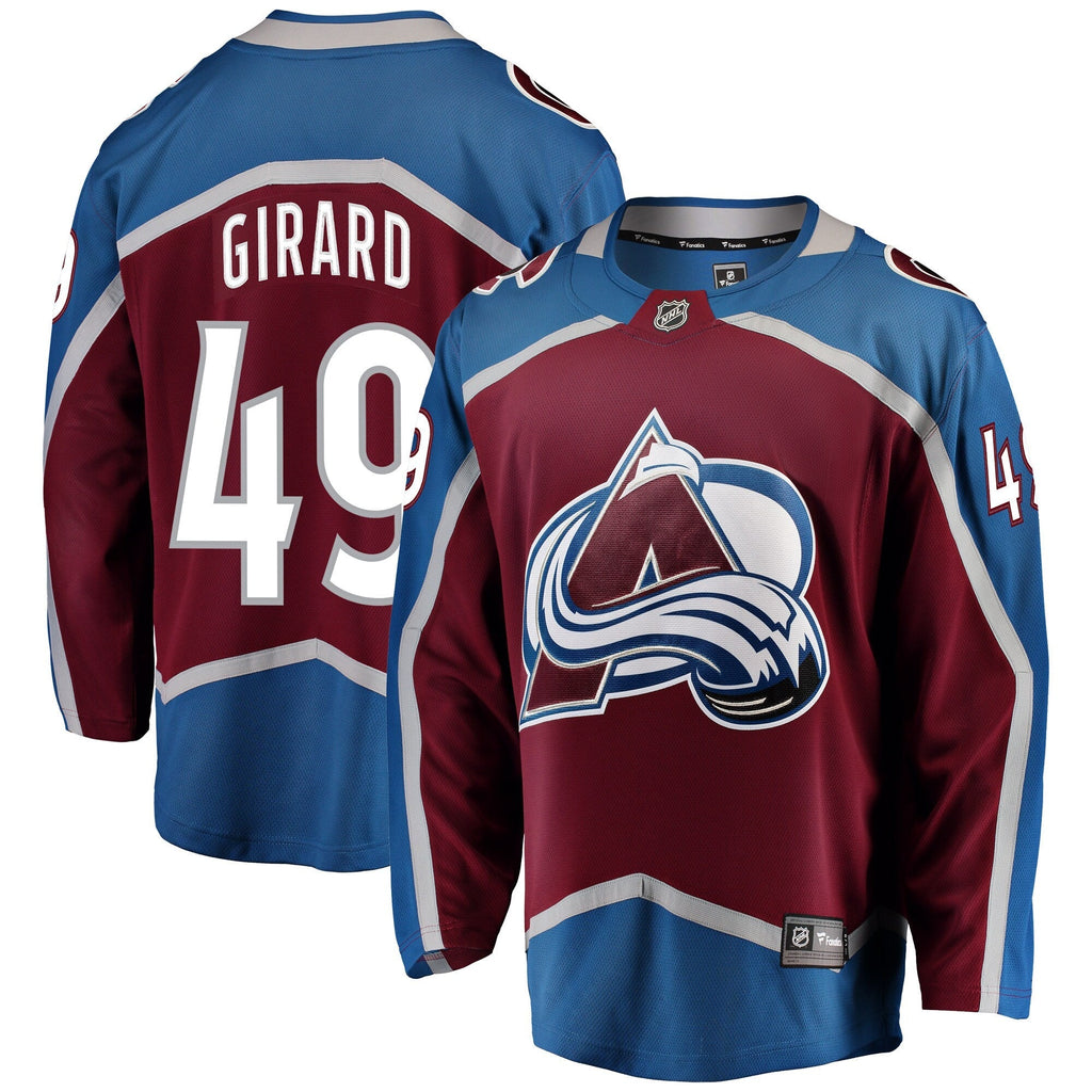 Samuel Girard Colorado Avalanche   Breakaway  Jersey - Burgundy