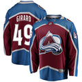 Samuel Girard Colorado Avalanche   Breakaway  Jersey - Burgundy