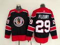 Men's Chicago Blackhawks Marc Andre Fleury #29 Black Breakaway Jersey1