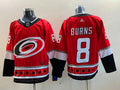 Men's Carolina Hurricanes Brent Burns #8 Red Player Jersey1