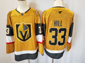 Men's Vegas Golden Knights Adin Hill #33 Gold Home Breakaway Jersey1
