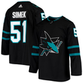 Men's San Jose Sharks Radim Simek #51 Black Alternate Authentic Jersey1