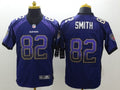 Men's Baltimore Ravens Torrey Smith #82 Purple Game Jersey1