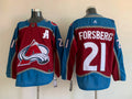 Men's Colorado Avalanche Peter Forsberg #21 Burgundy Home Breakaway Jersey1