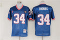 Men's Buffalo Bills Thurman Thomas Mitchell & Ness Blue Legacy Replica Player Jersey1