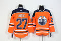 Men's Edmonton Oilers Milan Lucic #27 Orange Breakaway Player Jersey1