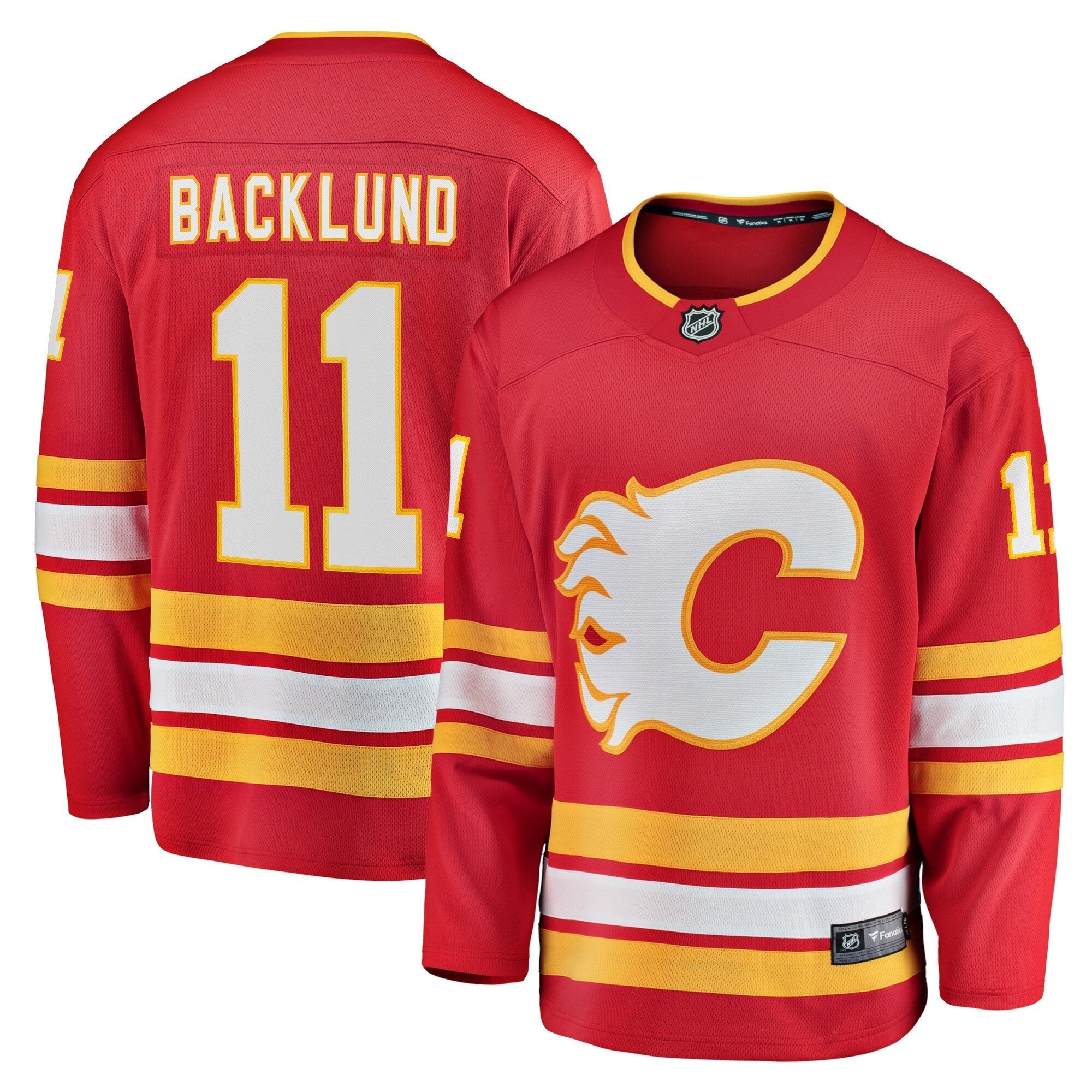 Mikael Backlund Calgary Flames   Home Breakaway  Jersey - Red
