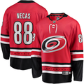 Men's Carolina Hurricanes Martin Necas #88 Red Home Breakaway Player Jersey1