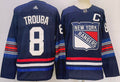 Men's New York Rangers Jacob Trouba #8 Blue Player Jersey1