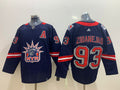 Men's New York Rangers Mika Zibanejad #93 Navy Player Game Jersey1