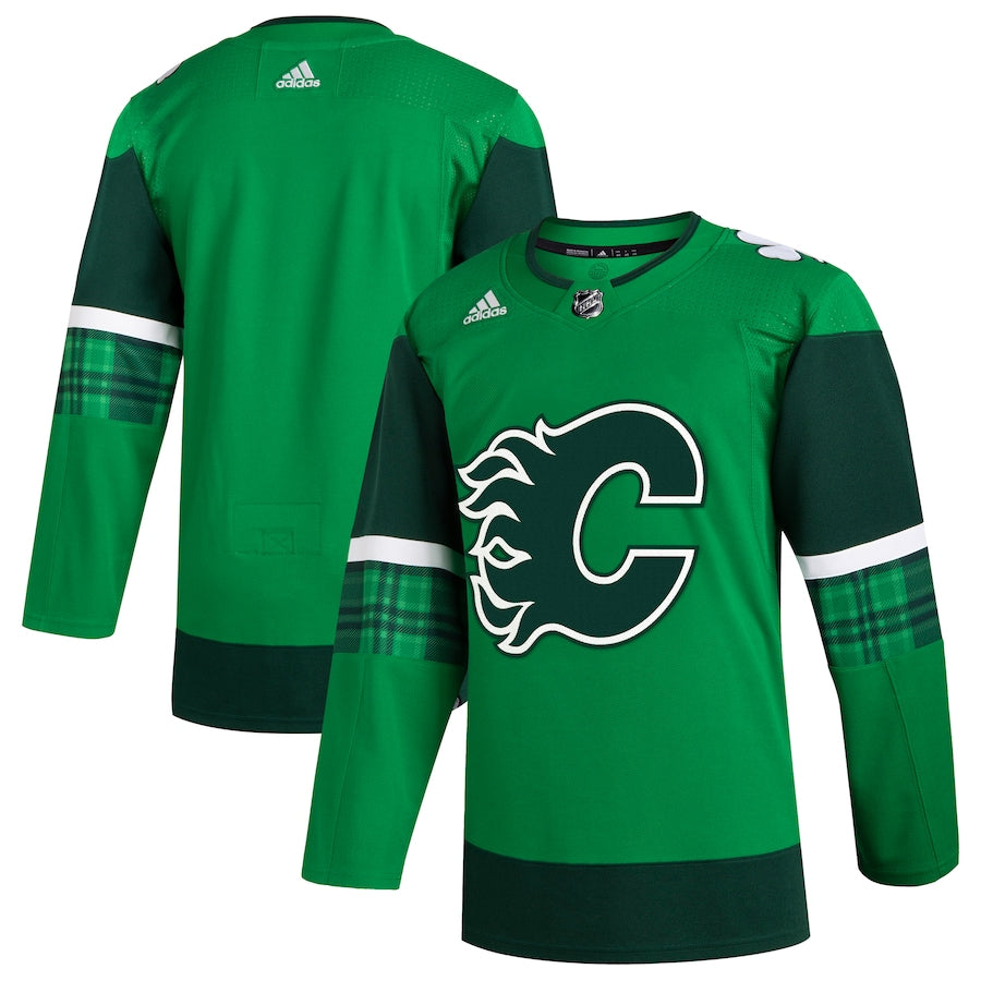 Calgary Flames   2023 St. Patrick's Day Primegreen   Jersey - Kelly Green